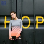 womens tank tops t shirt long sleeve fashion high end seamless sportswear casual crossfit apparel gym wear workout clothing