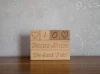 Wooden Block Wedding Day Countdown Calendar As Unique Engagement Gift For Couples