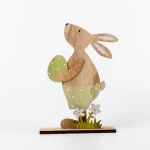 Wooden crafts desk decoration laser cutting process