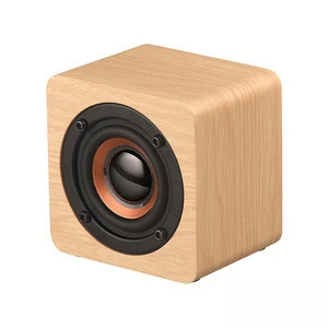 Wooden Wireless Bluetooth Speaker HIFI Stereo Bass Home Theater Subwoofer Speaker
