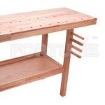 Woodworking Wooden Workbench Installation Size 136x50x85cm