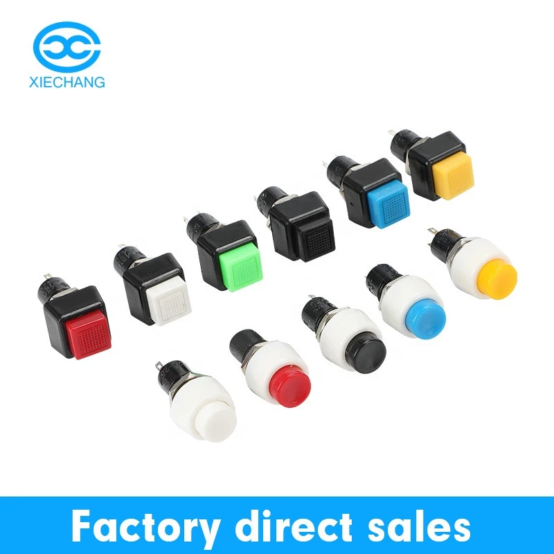 XIECHANG DS-450/46 Pushbutton Momentary Flat Push Button Pin Self-locking Espressure Touch Rotary Light Electronic Other  Switch