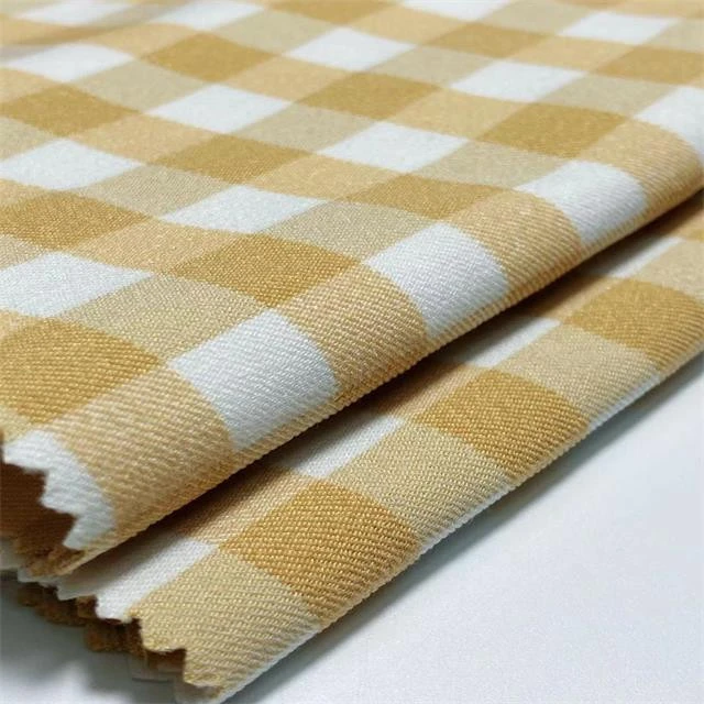 Yarn dyed  10R 2/2 Twill  Toko Fabric NR LAMLAM Spandex Stretch Bengaline Fabric Pants Nylon Rayon Fabric