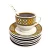 Import YDY Porcelain queen sheba Ethiopia design jebena ethiopian coffee cup set from China