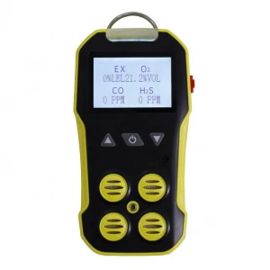 YIGU  Portable BH-4A Gas Detector Smoke Analyzer For EX  H2S  CO  O2  With External Sampling Pump