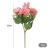 Import Yiwu factory wholesale 6 color artificial 7 head rose bouquet outdoor wedding decorative artificial silk flowers from China