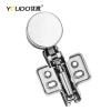 YOUDO Concealed Glass Cabinet Hydraulic Hinge Modern Design Glass Cabinet Door Hinge Furniture Hinges