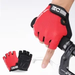 YRRETY Anti-Slip Lycra Bicycle Riding Gloves Anti Slip For MTB Road Mountain Bike Sport Gloves Half Finger Cycling Gloves
