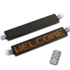 Z741 23*5CM LED Sign Remote Control Sending Letters Control Programmable LED Display Board 12v LED Car Sign