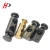 Import Zinc Alloy Barrel Toggles Stop Clothing Conical Spring Elastic Double String Metal Cord End Stopper from China