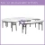 Import ZY00360 Wholesale big round acrylic restaurant dining tables and chairs from China