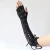 Import ZY9022 Women Sexy Lace Long Style Ribbon Rivet Half-finger Etiquette Dancing Party Gloves for NightClub from China