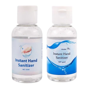 hand sanitizers; gloves and face mask