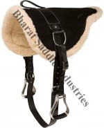 Genuine Leather Bareback Saddle