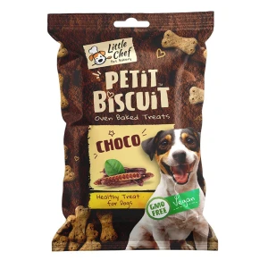 Natural Vegan treats for dogs - Little Chef Petit Biscuit - Choco (carob) recipe