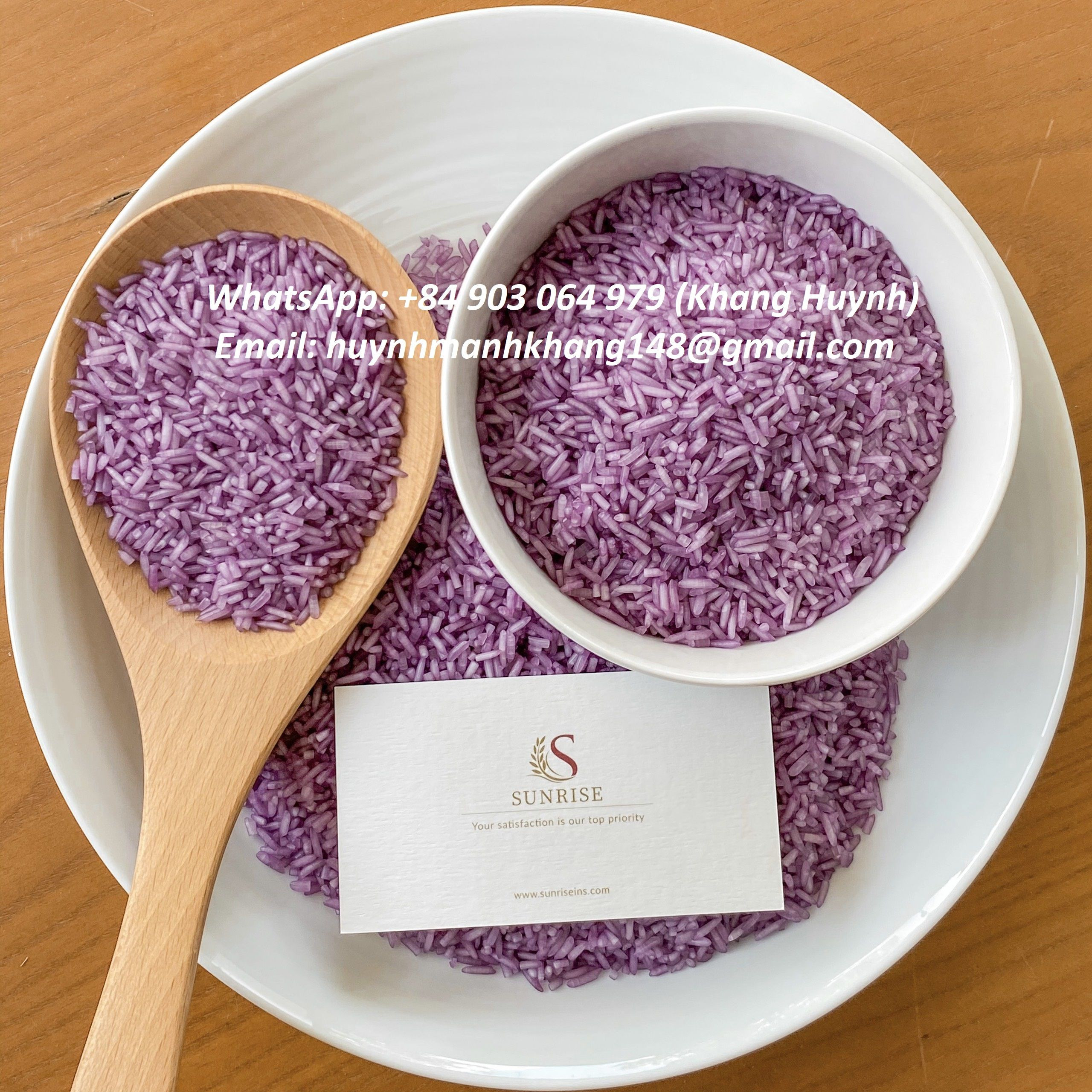 Purple Rice Store Buy Purple Rice 5% Broken from Sunrise Ins Group, Vietnam | Tradewheel.com