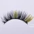 Import Colored mink eyelashes with glitter strands bulk wholesale colorful glittered real mink lashes lashes from China