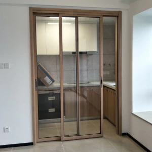 Interior aluminium frame glass slidding door