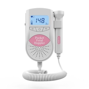 JPD-100S6 Fetal Doppler Stethoscope Portable Heartbeat Baby Speaker Pocket Monitor Ultrasound  FDA CE Approved