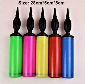 28x5x5 cm Small Hand Push Air Pump for Inflating Balloons