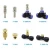 0.2 ~ 0.8mm Mist Cooling Plastic Nozzle Compressed 6mm 8mm Pipe Greenhouse Mist Nozzle with Tee Connector Fittings