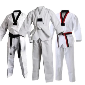 Martial Arts OEM Manufacturer Taekwondo Uniform With Custom Logo