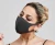 Import Japanese Face mask Pita mask GRAY Washable Made Sport Protective Sponge Mask from China