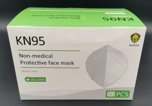 Wholesales Factory Safety 5ply Non-Woven KN95 Disposable Protective Face Mask