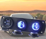 5V/3.1A 12v Dual Usb Charger Socket Panel Mount With Dual Cigarette Lighter