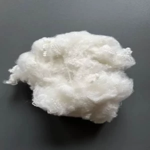 5D*65mm Raw White Recycled Polyester Staple Fiber For Nonwoven Fabric