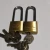 Import long and short shackle  brass cylinder key safety brass door padlock from China
