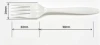 Disposable White Plastic Fork – PP Food Grade Fork
