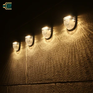 Hk Mistai Mst-Sw-005 Landscape Solar Wall Lights Security Outdoor Ip65 Sensor Led High Quality Solar Garden Lamp