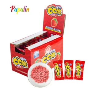Halal Vegan Healthy Dulces Jelly Candies Wholesale Fruit Fudge Candies Import Sweet OEM Candy Novelties Jelly Gummy Can