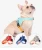 Import Suede fabric Pet accessories durable dog harness breathable pet harness reflective Saddle dog vest from China