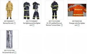 fire fighting suit, fire and chemical protection suit
