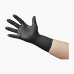 100 Disposable Black Nitrile Gloves Powder Free Gender: Unisex