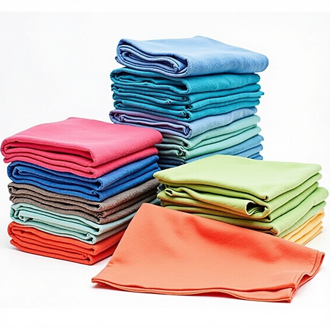 Folded Rags Buy Colored Cotton Rags – Multi-purpose Industrial Wipes from PWS ...