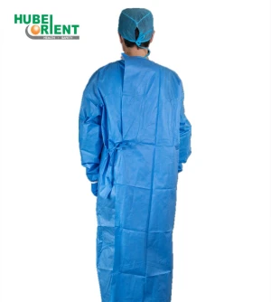 FDA AAMI/ANSI PB70:2012 Level-3 Disposable SMS Surgical Gown