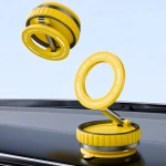 Retro Suction Cup Magnetic Car Phone Mount Universal Mobile Phone Holder For Dashboard