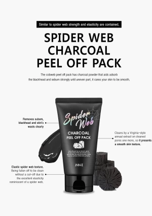 SPIDER WEB CHARCOAL PEEL OFF PACK