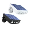 HS Waterproof Garden LED Solar Lamp Spotlights For Garden Path Street Led Wall Light Solar Light Outdoor Motion Sensor