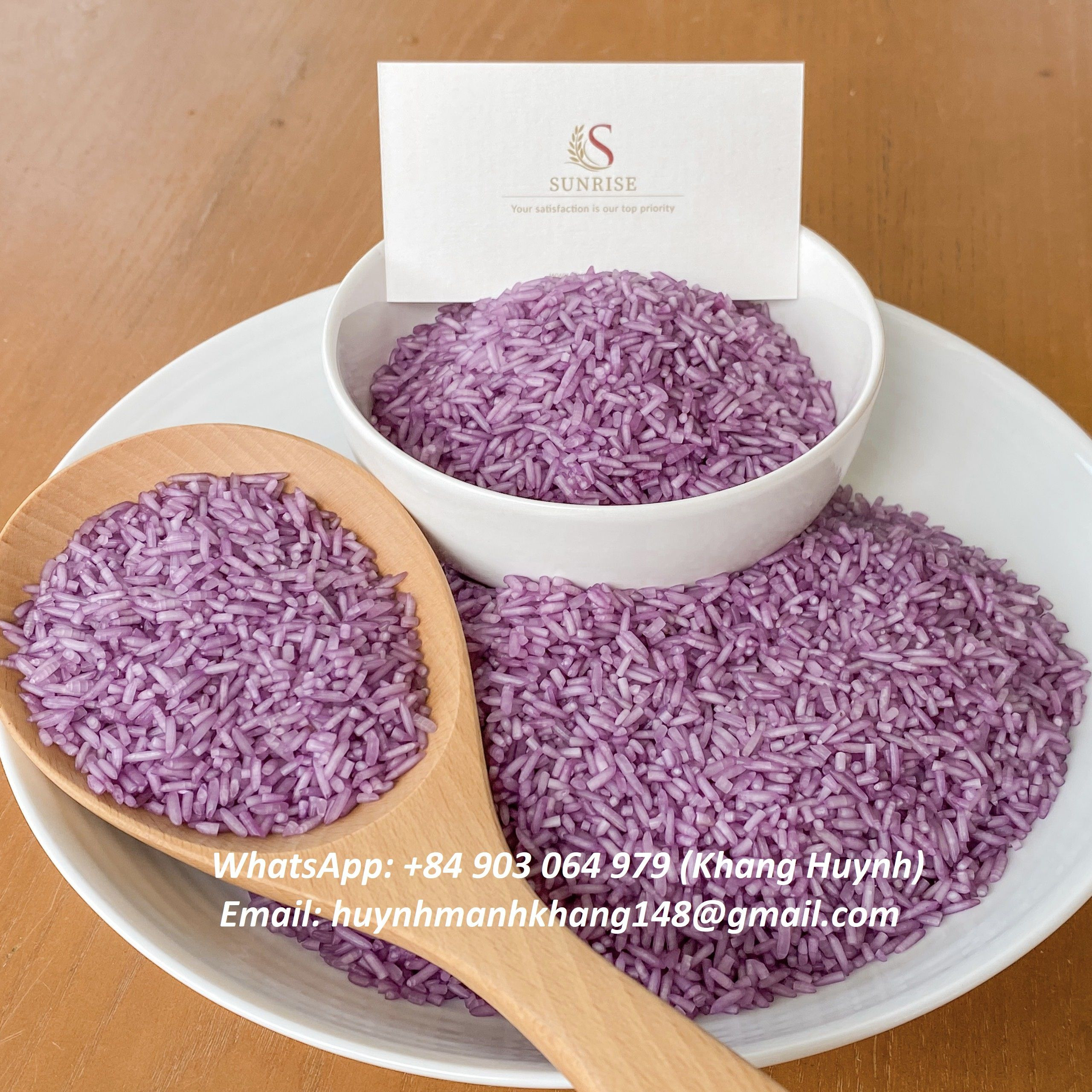 Purple Rice Store Buy Purple Rice 5% Broken from Sunrise Ins Group, Vietnam | Tradewheel.com