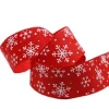 1 Inch Wholesale custom printed grosgrain ribbon  christmas gift festival celebration decoration ribbon
