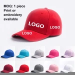 1 piece Customizable design Cheap Baseball Caps Sports Cap