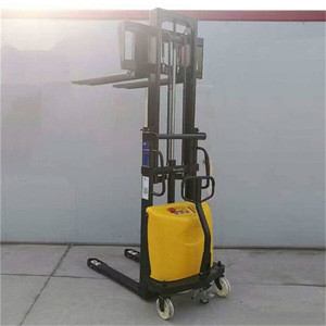 1 ton 1.6 m Powered Pallet Truck/ small electric stacker forklift