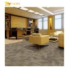 100% Bcf Yarn Company Office Tile Carpet Commercial Usage Office Floor Carpet Tile 50X50