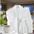 Import 100% cotton white velvet hotel quality luxury bathrobe bath robe accepted customized logos from China