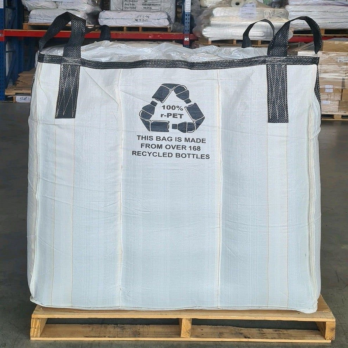 1000kg 1500kg Baffle Flat Bottom PP Woven Bag FIBC Ton Bag for Sale