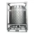 Import 1000L stainless steel conical bottom powder storage tank from China